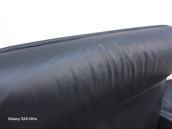 Image 1 of De Sede Ds 450 designer sofa leather sofa couch Desede black