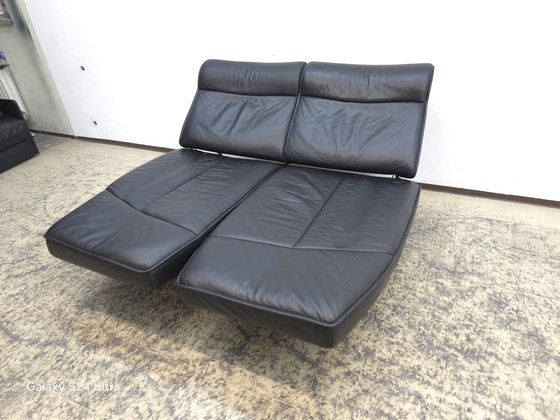 Image 1 of De Sede Ds 450 designer sofa leather sofa couch Desede black