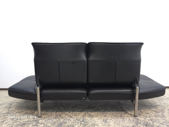 Image 1 of De Sede Ds 450 designer sofa leather sofa couch Desede black