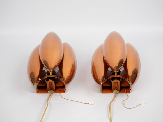 Image 1 of Danish Kastor Sconces By Jo Hammerborg For Fog & Morup, 1960S, Set Of 2