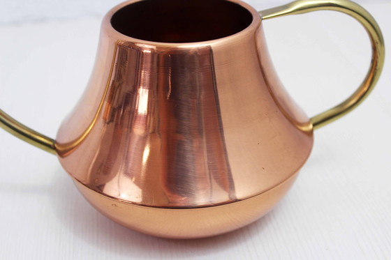 Image 1 of Annaffiatoio vintage in rame e ottone, 1960