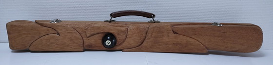 Image 1 of Box Cue Billiard Wooden Storage