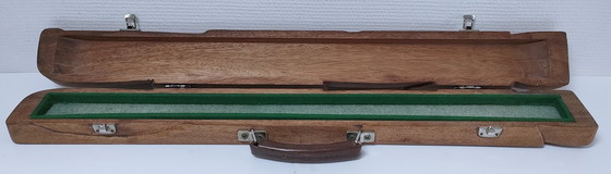 Image 1 of Box Cue Billiard Wooden Storage