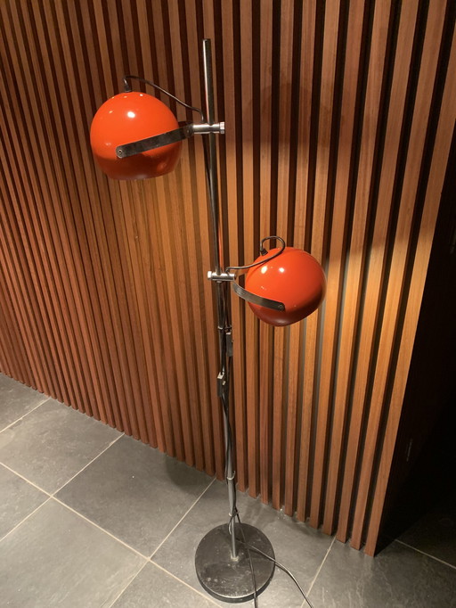 Vintage Herda Lamp - Orange From 1970s