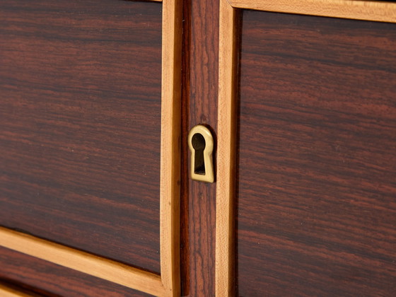 Image 1 of Paolo Buffa Rosewood Sycamore And Brass Chest Of Drawers 1940S