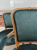 3x Louis XV chairs
