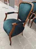3x Louis XV chairs