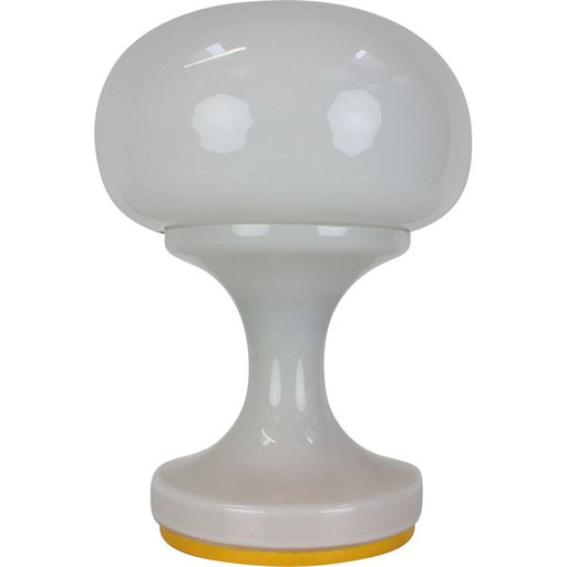 Vintage glass lamp by Valasske Mezirici, 1970s