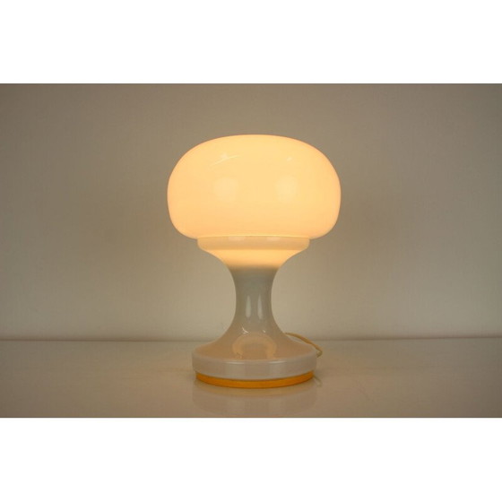 Image 1 of Vintage glass lamp by Valasske Mezirici, 1970s