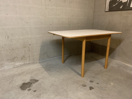 Folding Table With White Top 70th Years