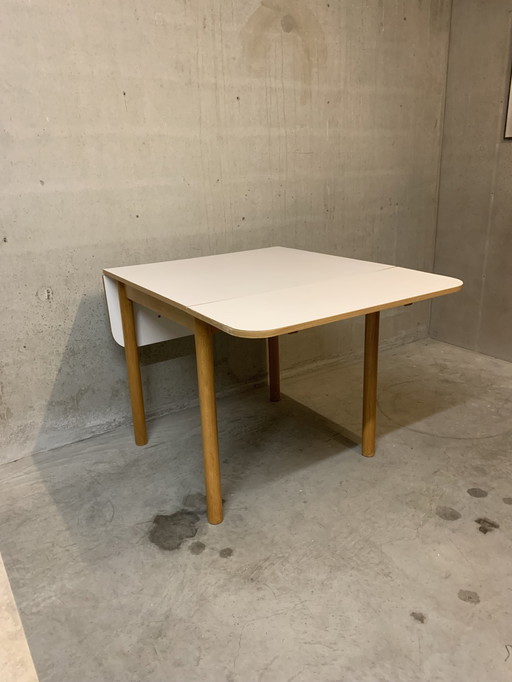 Folding Table With White Top 70th Years