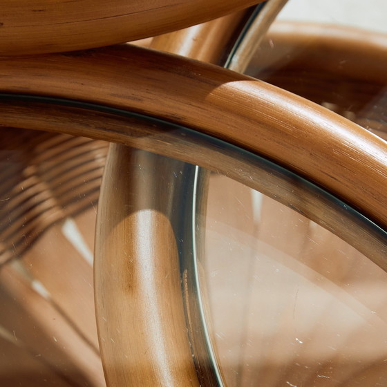 Image 1 of Mk10833 Italian Bamboo Coffee Table