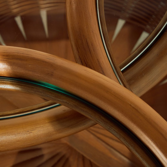 Image 1 of Mk10833 Italian Bamboo Coffee Table