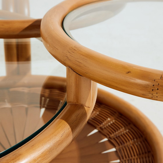 Image 1 of Mk10833 Italian Bamboo Coffee Table