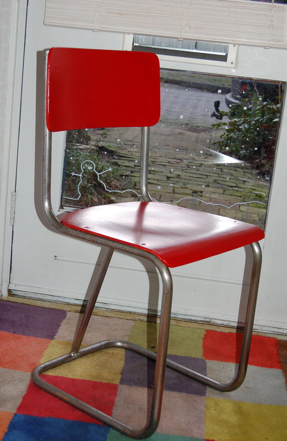 Image 1 of Gispen Tubular Chair