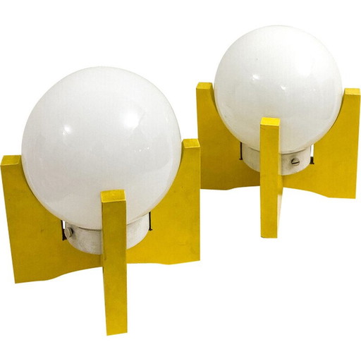 Pair of mid-century table lamps