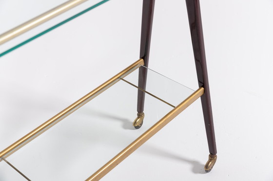 Image 1 of 1960’S Italian Mid-Century Modern Sculptural Side Table/Serving Cart