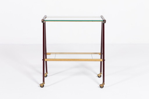 1960’S Italian Mid-Century Modern Sculptural Side Table/Serving Cart