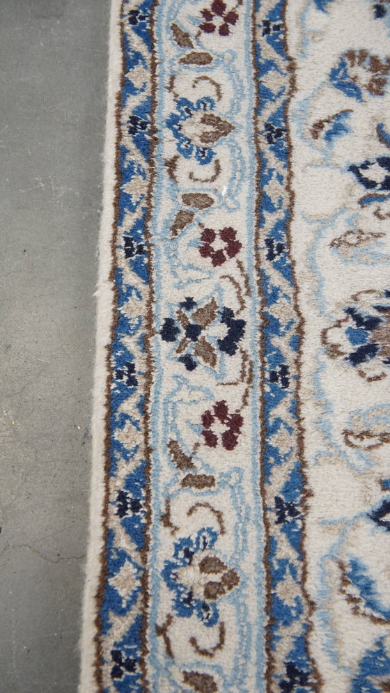 Image 1 of White With Blue Runner 280X75Cm