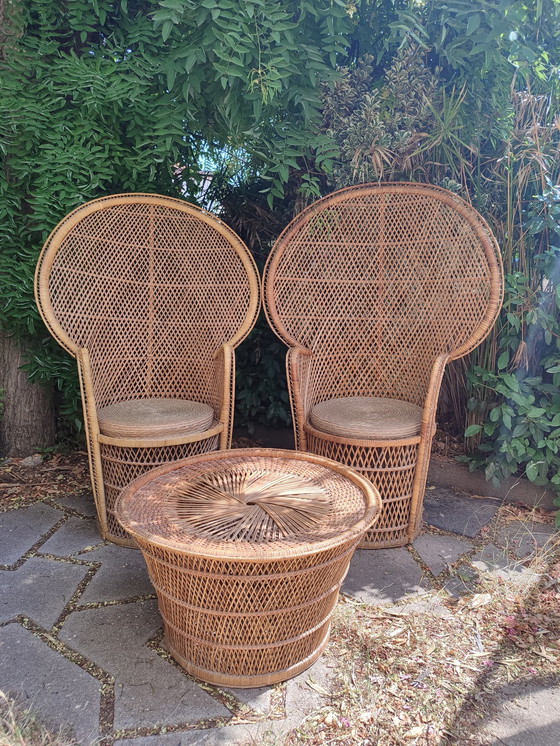 Image 1 of Wicker Living Room Set