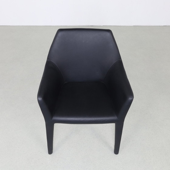 Image 1 of Design Chair Leather "Tip Toe Arm" Bonaldo Italy