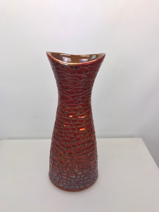 Vase Zsolnay glaçure peau de serpent