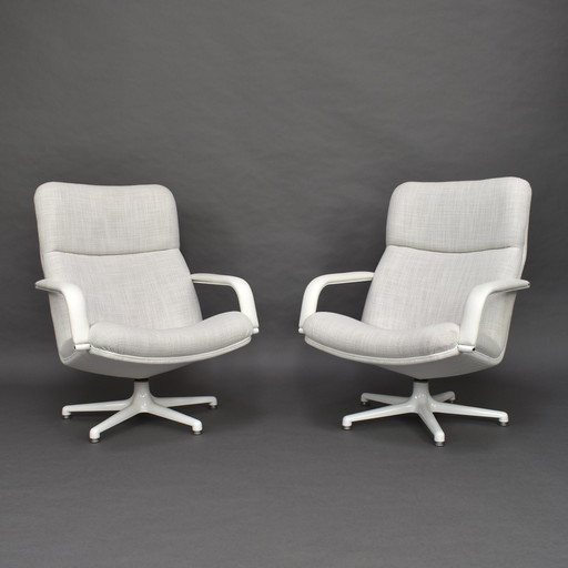 2 Geoffrey Harcourt for Artifort f154 lounge chairs