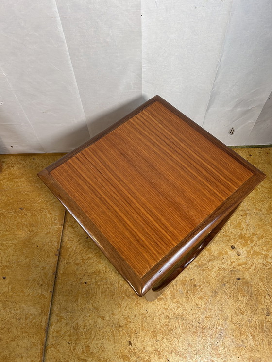 Image 1 of Mid-Century Retro Vintage Teak Nest Of Tables By Gplan 1960