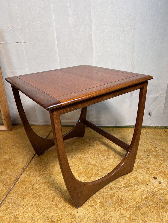 Image 1 of Mid-Century Retro Vintage Teak Nest Of Tables By Gplan 1960