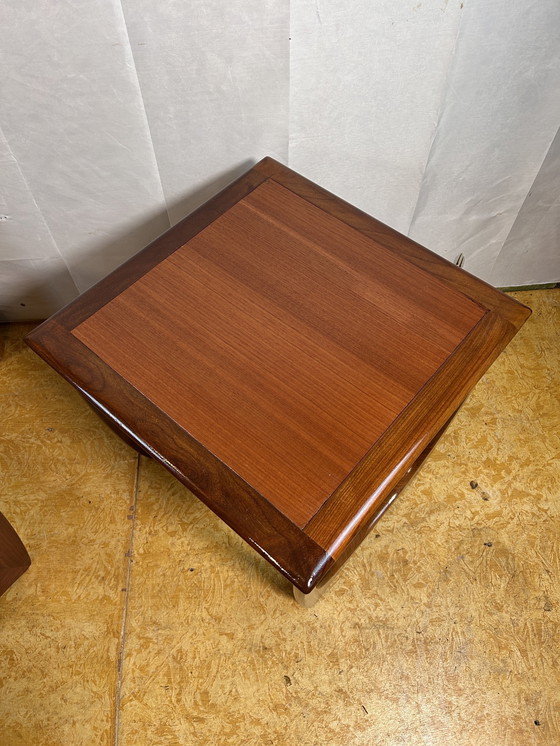 Image 1 of Mid-Century Retro Vintage Teak Nest Of Tables By Gplan 1960