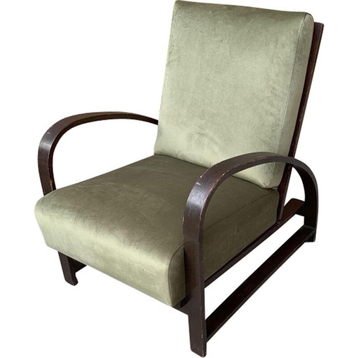 Vintage lounge chair by Jindřich Halabala, 1930s