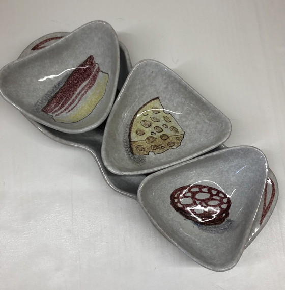 Image 1 of Vintage puzzle plate from Italy by Raymor