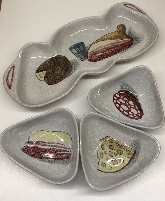 Image 1 of Vintage puzzle plate from Italy by Raymor