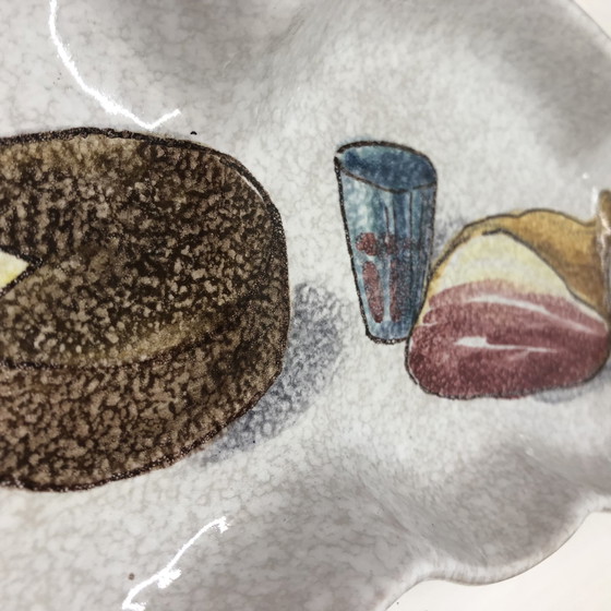 Image 1 of Vintage puzzle plate from Italy by Raymor