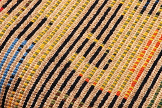Vintage Abstract multicolored high-pile rug, Germany, 1970s – Decorative Objects, Wool, Textile (photo 11 of 13)