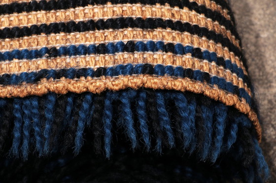 Image 1 of Tapis multicolore abstrait à poils longs, Allemagne, 1970