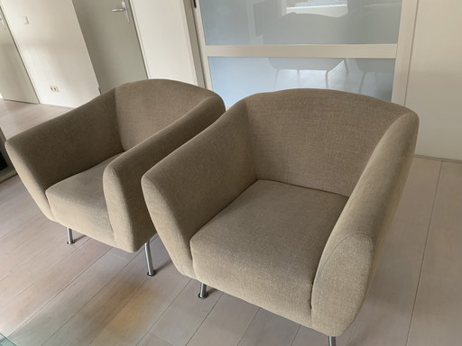 2x Gelderland Armchairs 6250