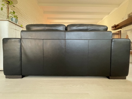 Image 1 of Natuzzi Leather Sofa Set