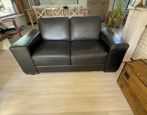 Image 1 of Natuzzi Leather Sofa Set