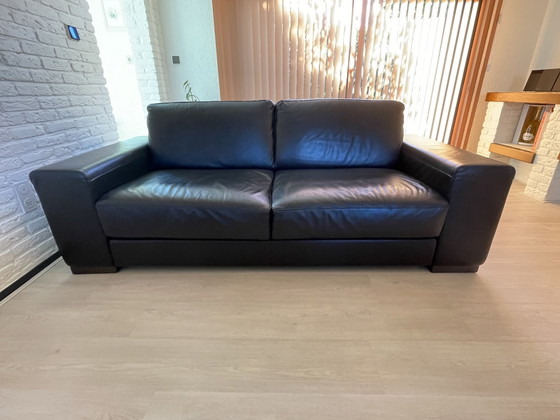 Image 1 of Natuzzi Leather Sofa Set