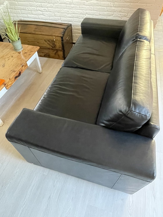 Image 1 of Natuzzi Leather Sofa Set