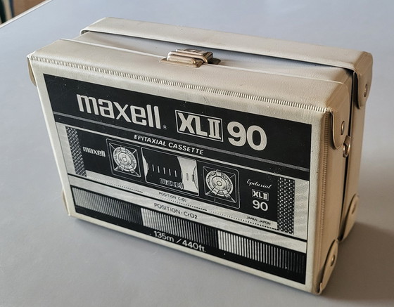 Image 1 of Vintage Dutch Design Casette Storage Box