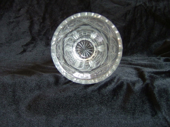 Image 1 of Bohemian Crystal hand cut vase