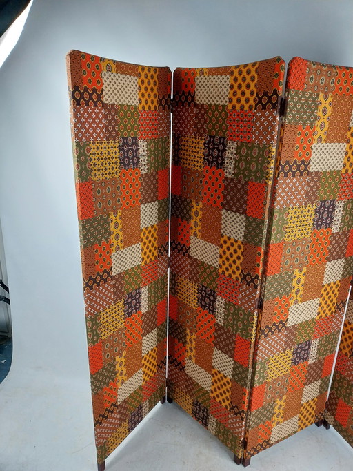 1 X 4 Stroke Chamber Screen In Colorful Hippie Colors 1970'S