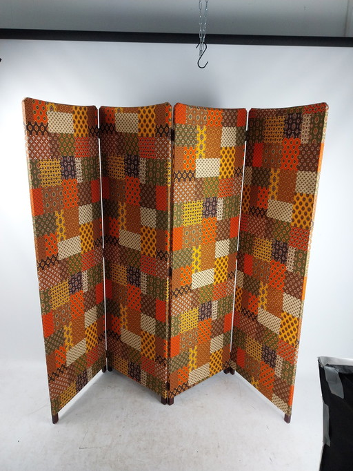 1 X 4 Stroke Chamber Screen In Colorful Hippie Colors 1970'S