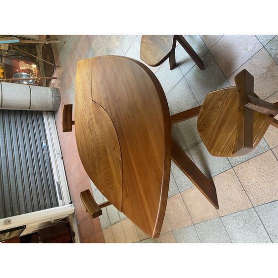 Image 1 of Vintage dining set T22 S34A by Pierre Chapo
