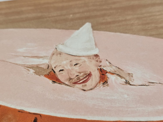 Image 1 of Lithograph, Jan Van Beers, Circus Clown From 1886