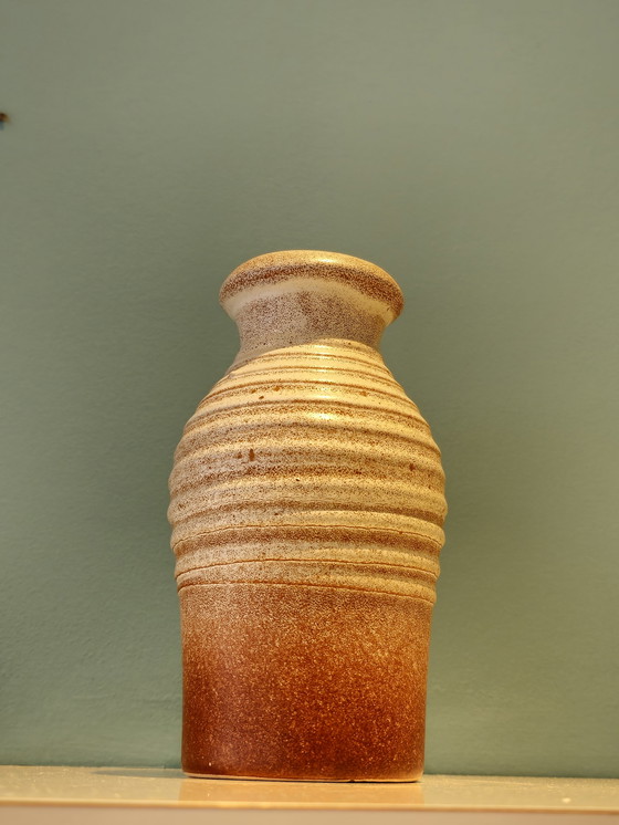 Image 1 of Vintage Scheurich West Germany Vase Vase Brown