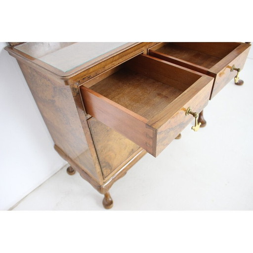 Tocador vintage con mueble, Checoslovaquia, 1920