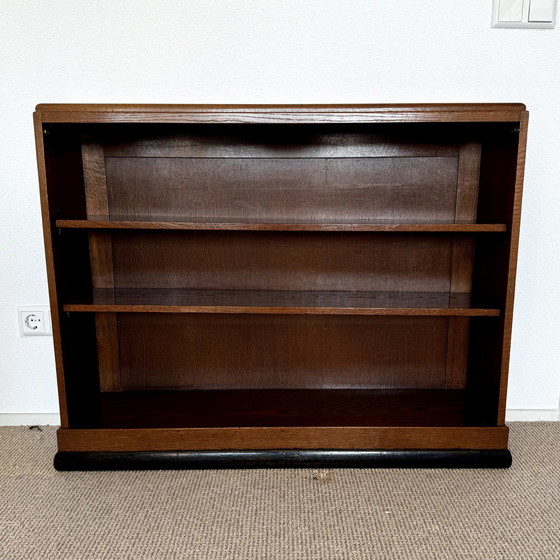 Image 1 of 1930s Bookcase Art Deco Oak